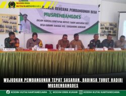 Wujudkan Pembangunan Tepat Sasaran, Babinsa Turut Hadiri Musrenbangdes