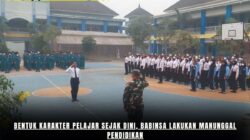 Bentuk Karakter Pelajar Sejak Dini, Babinsa Lakukan Manunggal Pendidikan