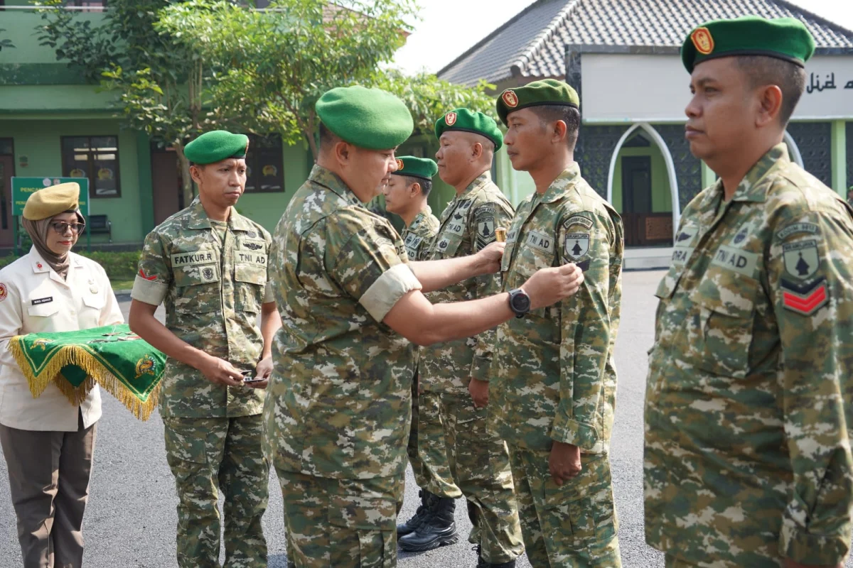 74 Prajurit Kodim Bojonegoro Naik Pangkat, Dandim: Semakin Tinggi Pangkat, Tanggung Jawab Makin Berat!