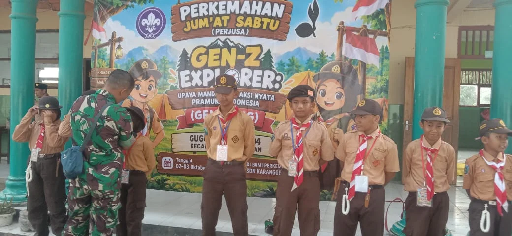 Wujudkan Kedisiplinan dan Kemandirian, Koramil Pajarakan Hadiri Pembukaan Latihan Gabungan Pramuka