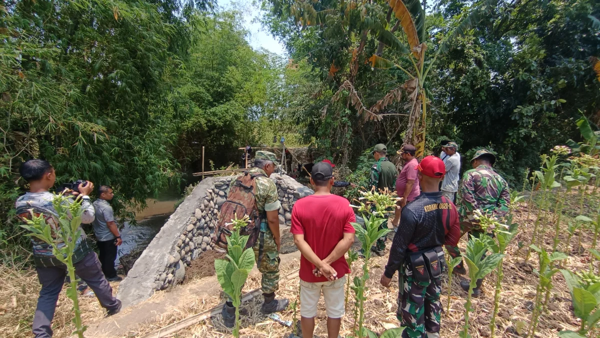 Pastikan Sesuai Target, Dandim Tinjau Pembangunan Jembatan Garuda Di Tiga Kecamatan