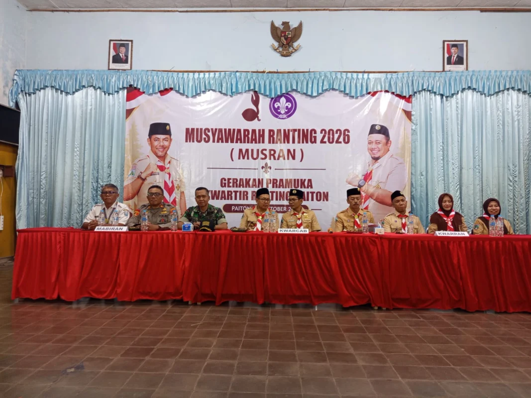 Danramil Paiton Hadiri Musran Pramuka 2026, Dorong Organisasi Lebih Maju