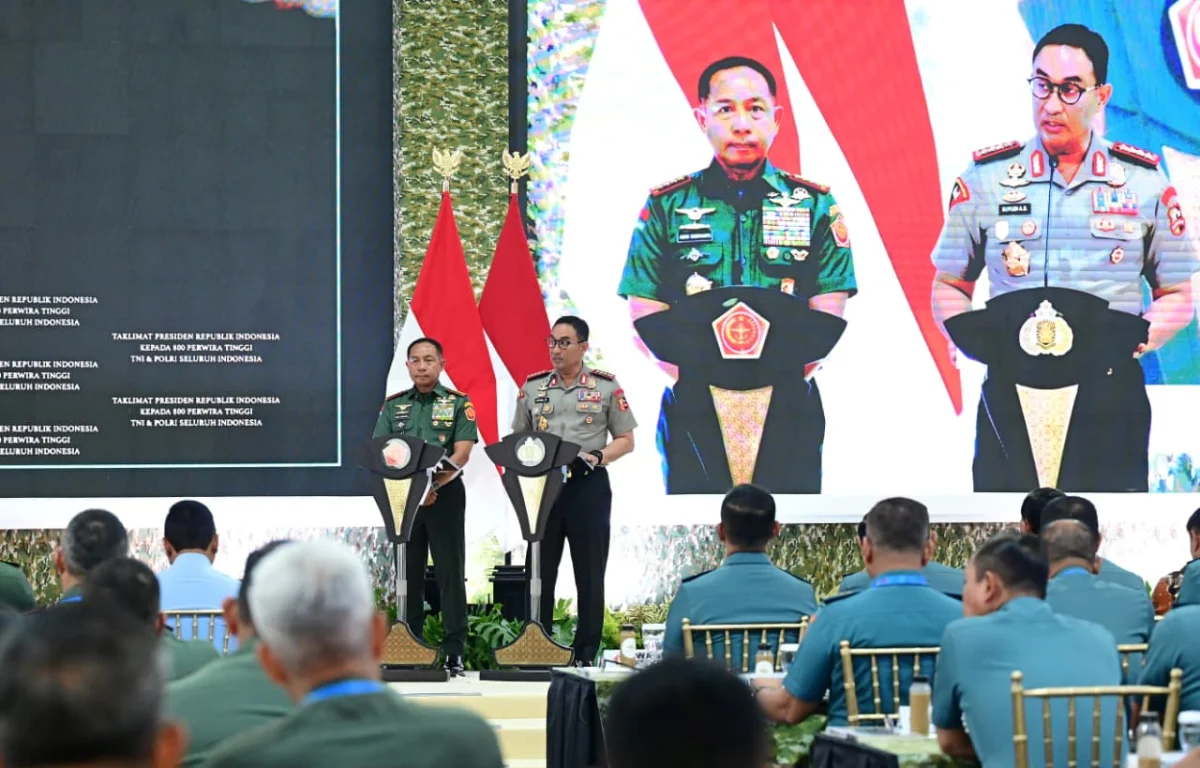 Panglima TNI Hadiri Taklimat Presiden, 800 Pati TNI-Polri Satukan Visi