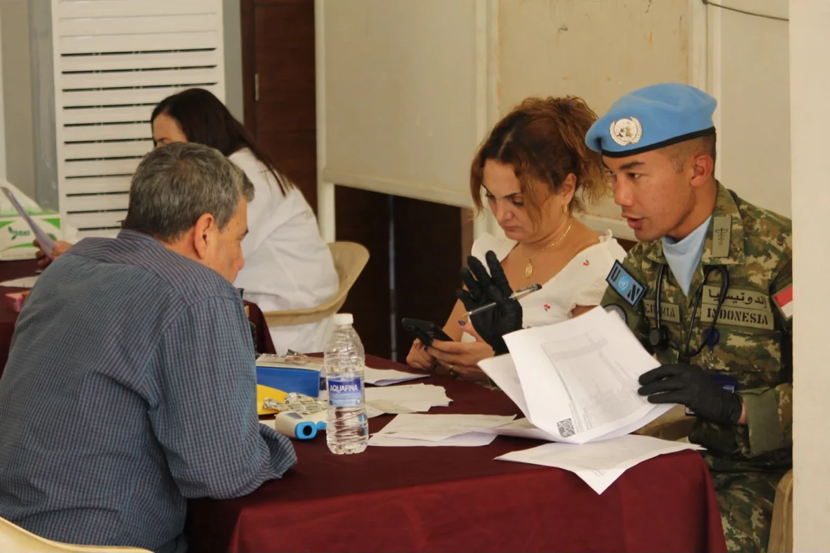 Satgas Cimic Xxxi-P/Unifil Layani Kesehatan Lansia di Tyre, Lebanon