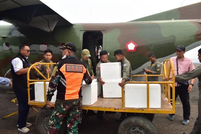 Dry Ice dari Udara, TNI Upayakan Mengurai Asap Karhutla di Palembang