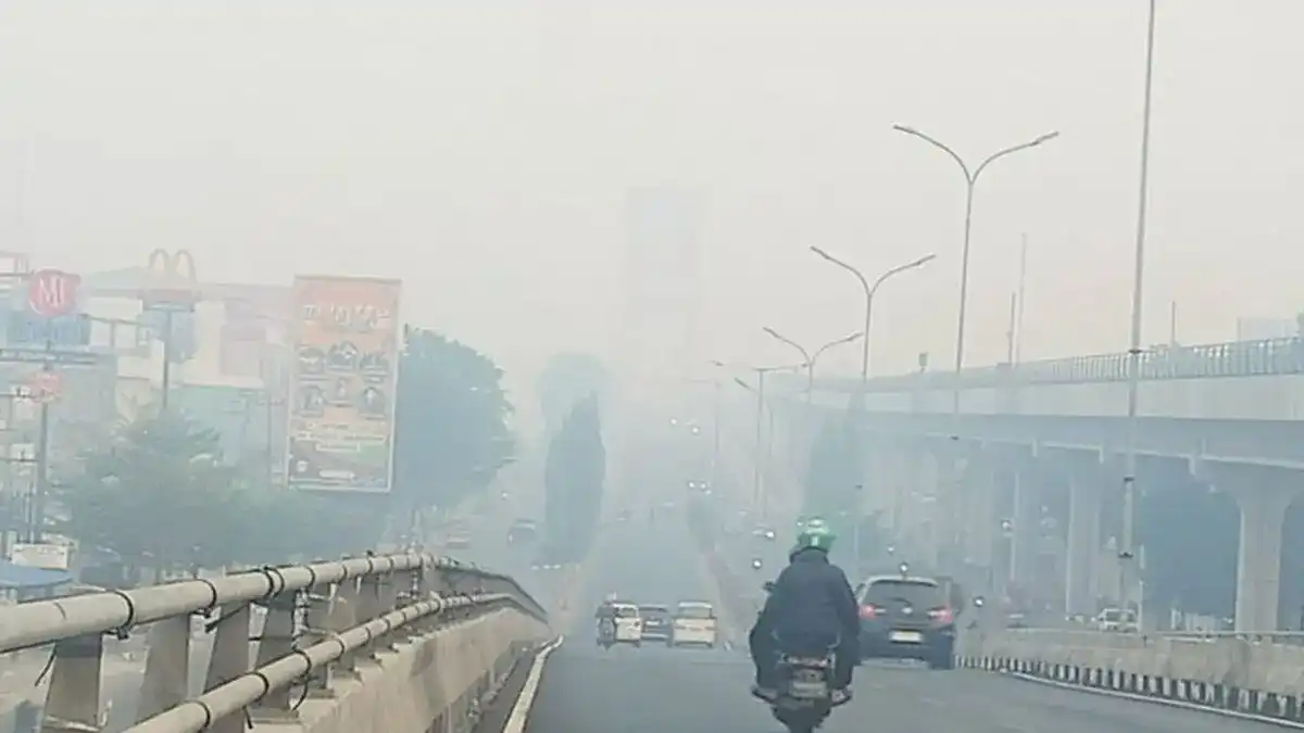 Kabut Asap Dorong Kualitas Udara Palembang ke Kategori Sangat Berbahaya