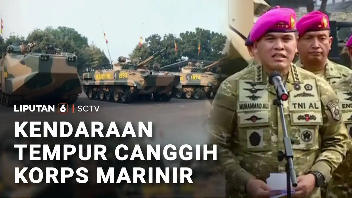 Tahap Awal Penguatan Alutsista Marinir Ditandai Penerimaan 12 AAV M35