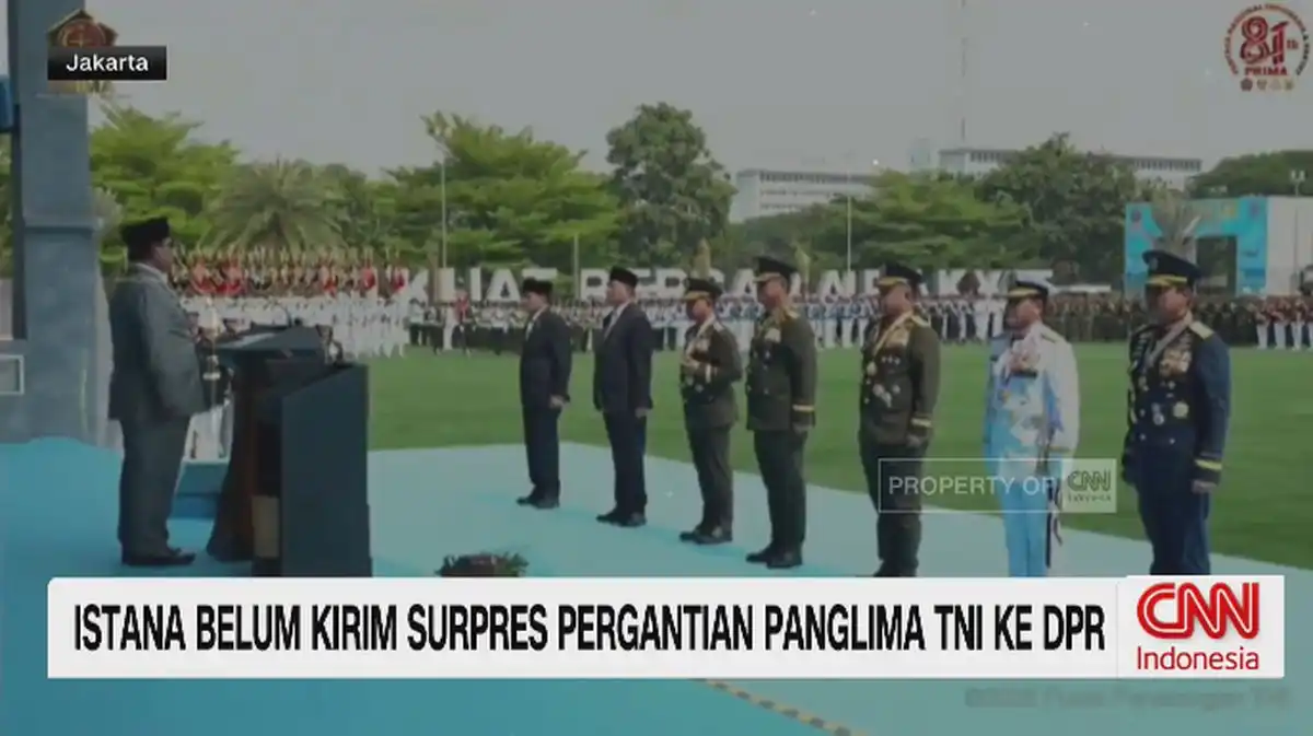 Surpres Pergantian Panglima TNI Belum Diterima DPR