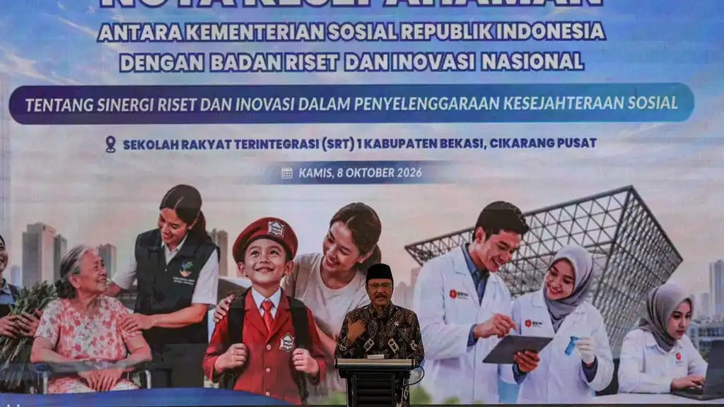 Kemensos dan BRIN Siapkan Riset untuk Memperkuat Sekolah Rakyat
