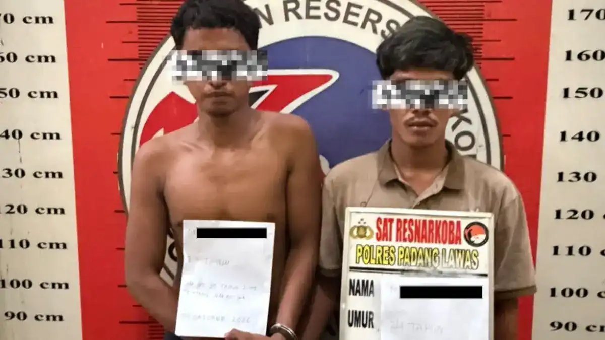 Polres Padang Lawas Menggerebek Sarang Sabu di Desa Menanti