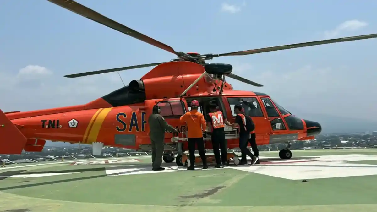 Helikopter Basarnas Dikerahkan untuk Evakuasi Pembalap Moto2 di Mandalika