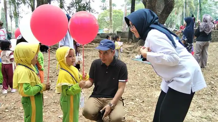 Lomba Mewarnai PMI Pekalongan Meriahkan Taman Boulevard Kajen