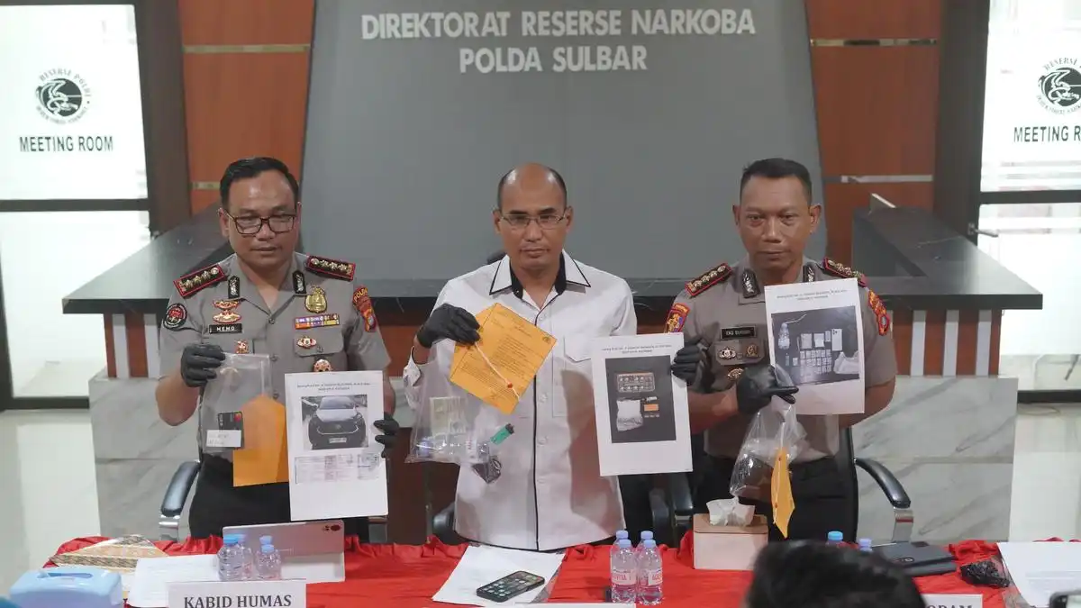 Tiga Tersangka Kasus Sabu di Sulawesi Barat, Polisi Diduga Berperan sebagai Fasilitator Transaksi