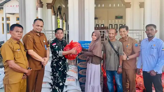 Bantuan Kebutuhan Pokok untuk 31 Keluarga Terdampak Banjir Pidie Jaya