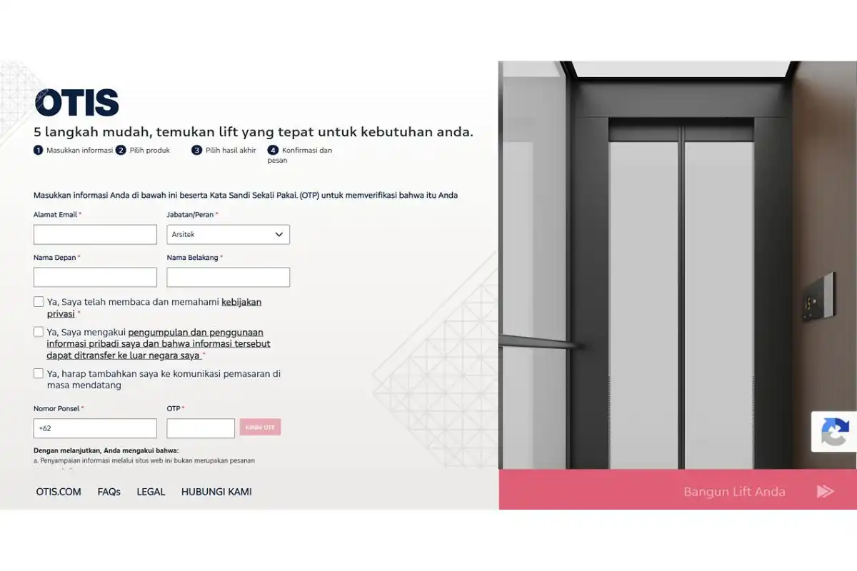 Otis Hadirkan Konfigurator Daring Gen3 Villa Homelift untuk Pasar Hunian Indonesia