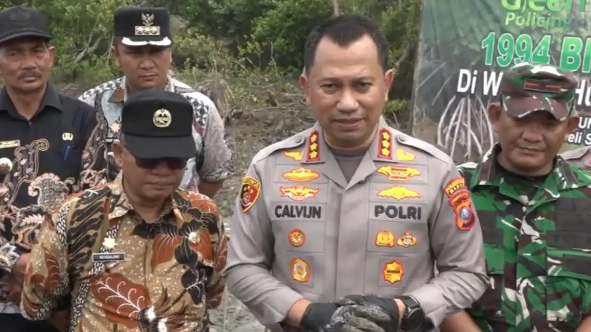 Penanaman 1.994 Mangrove di Tanjung Rejo Libatkan Polrestabes Medan dan Warga Pesisir