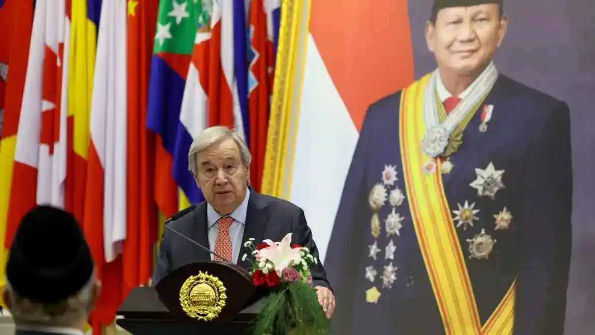 Pesan Guterres untuk Pasukan Indonesia yang Bersiap ke Republik Afrika Tengah
