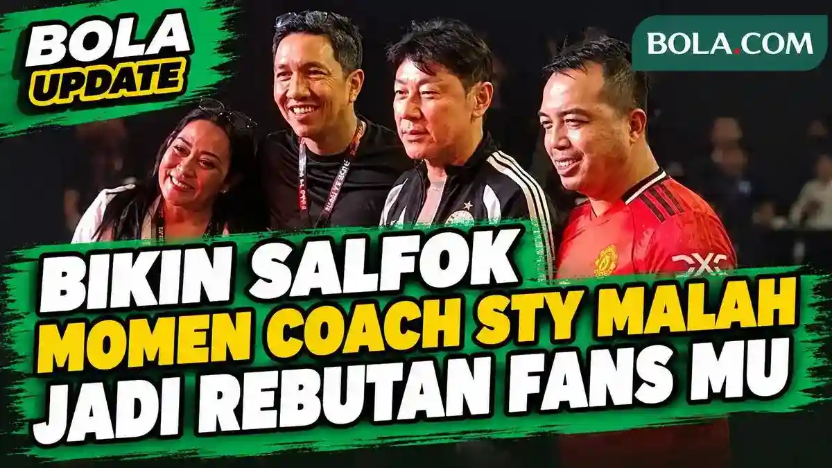 Shin Tae-yong Jadi Perhatian Fans MU saat Pengenalan Skuad OGFC di Jakarta