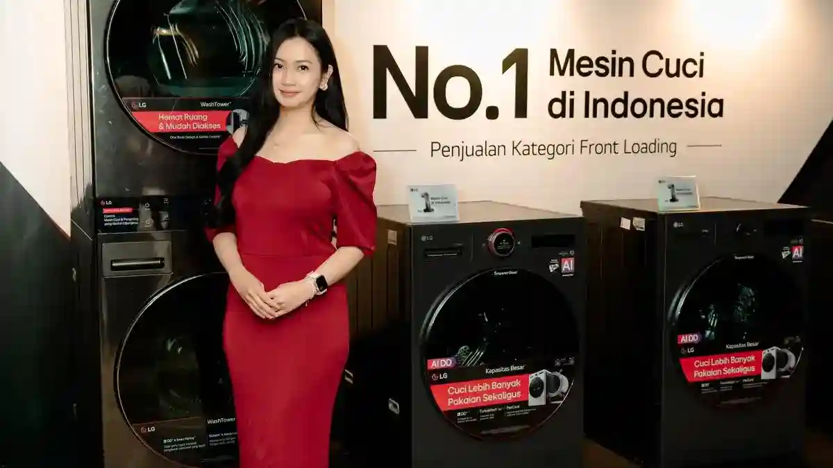 LG Raih Pangsa 40,5 Persen di Pasar Mesin Cuci Front Loading Indonesia