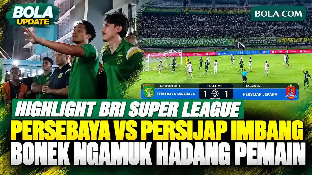 Imbang di GBT, Persebaya Dihadang Kekecewaan Bonek