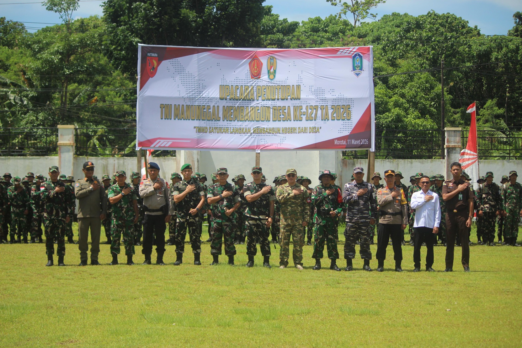 Danrem 152/Baabullah Resmi Tutup TMMD Ke-127 Kodim 1514/Morotai Danrem 152/Baabullah Resmi Tutup TMMD Ke-127 Kodim 1514/Morotai