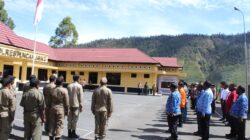 Kodim 1714/Puncak Jaya Turun Hadir Bersama Apel Gelar Pasukan TNI/Polri, Satgas dan Apintel Pada Operasi Ketupat Noken 2026